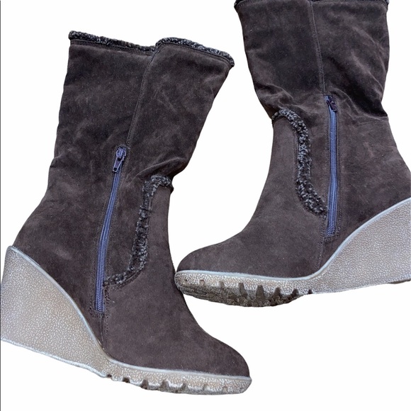 Chloe Boutin brown fur winter boots size 10 new - Picture 2 of 6